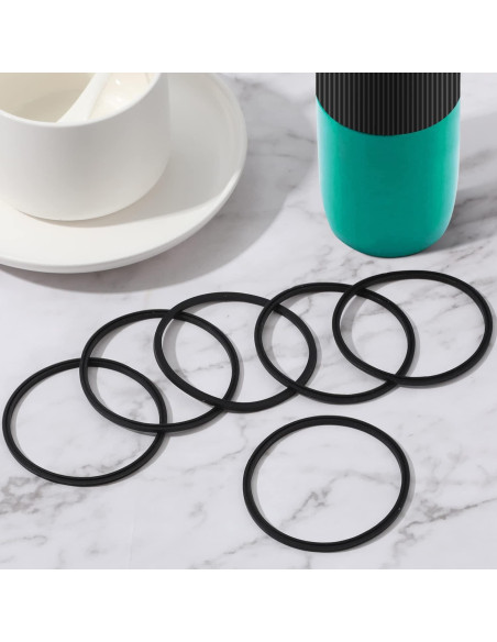 6 Juntas de Tapa de Goma KINBOM para Tazas Contigo Snapseal