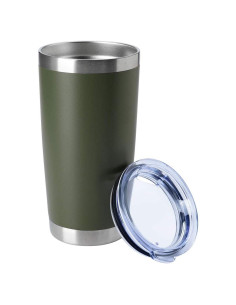 Vaso de Acero Inoxidable 20oz HASLE OUTFITTERS Verde Militar