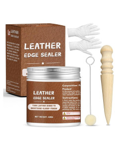 Kit de Sellador de Bordes de Cuero INNOVAYOU 200g - Pulido Brillante