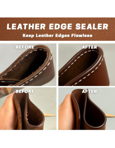 Kit de Sellador de Bordes de Cuero INNOVAYOU 200g - Pulido Brillante 2