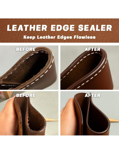 Kit de Sellador de Bordes de Cuero INNOVAYOU 200g - Pulido Brillante
