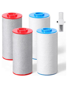 Cartuchos de Reemplazo Baquler para Filtro de Ducha Weddell Duo 4 Pcs