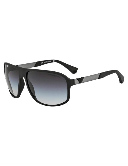 Gafas de sol cuadradas Emporio Armani EA4029, negro goma 64mm Gafas de sol cuadradas Emporio Armani EA4029, negro goma 64mm