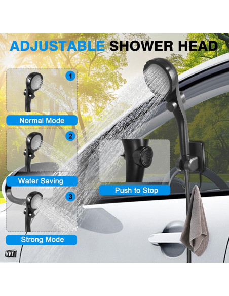 Ducha de Camping Portátil Digury CS-001 5 Galones 6000mAh