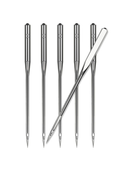 50 Agujas de Máquina de Coser HLARTNET 90/14 Universal para Bordado