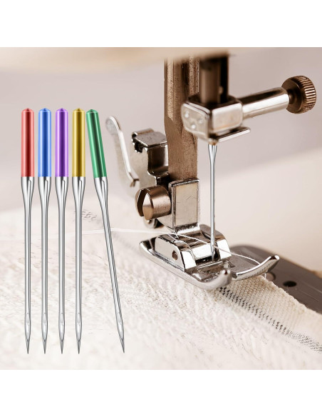 30 Agujas de Máquina de Coser Universales GAQWOK - Tamaños 9 a 18