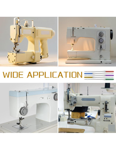 30 Agujas de Máquina de Coser Universales GAQWOK - Tamaños 9 a 18