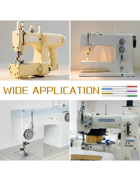 30 Agujas de Máquina de Coser Universales GAQWOK - Tamaños 9 a 18