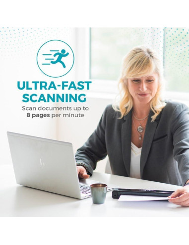 Escáner Portátil IRIScan Express v4 8PPM USB - Documentos y Recibos