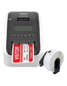 Impresora de Etiquetas Térmica Brother QL-820NWBc 300x600 dpi