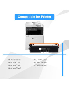 Cartucho de Tóner Compatible Brother TN431 Paquete de 4 Colores 2