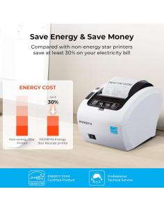 Impresora Térmica de Recibos MUNBYN ITPP047 80mm USB/Ethernet 2
