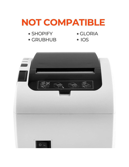 Impresora Térmica de Recibos MUNBYN ITPP047 80mm USB/Ethernet