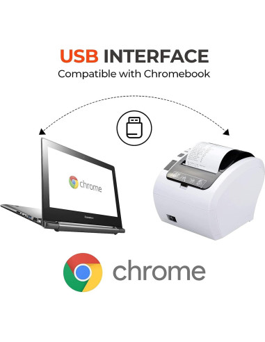 Impresora Térmica de Recibos MUNBYN ITPP047 80mm USB/Ethernet