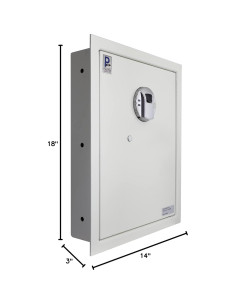 Caja Fuerte de Pared Protex FW-1814Z con Huella Dactilar 2