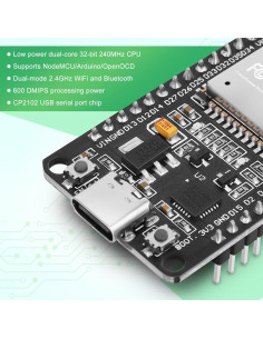 6 Placas de Desarrollo ESP32 Drocoge WiFi Bluetooth 30 Pines 2