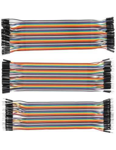 Kit Protoboard 830 y 400 Puntos + 120 Cables Puente HUAREW