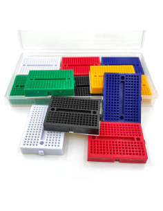 Kit 12 Placas de Pruebas Mini PCB Lkelyonewy 170 Puntos