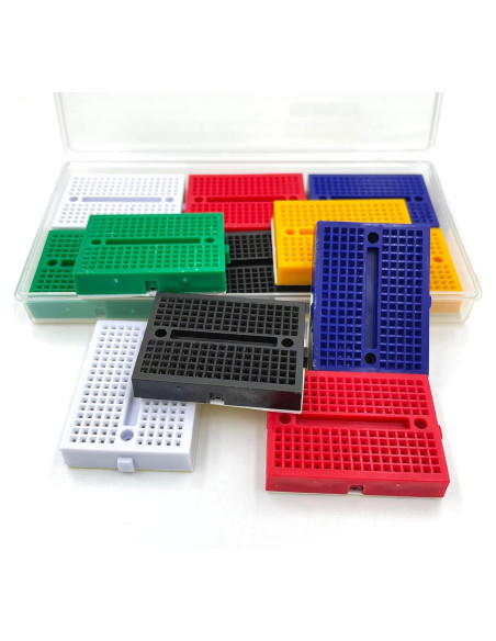 Kit 12 Placas de Pruebas Mini PCB Lkelyonewy 170 Puntos