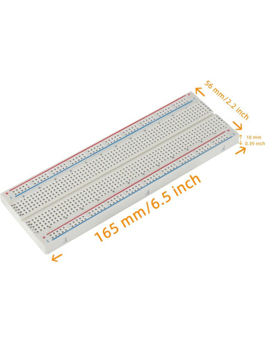 Kit Protoboard 830 y 400 Puntos + 120 Cables Puente HUAREW