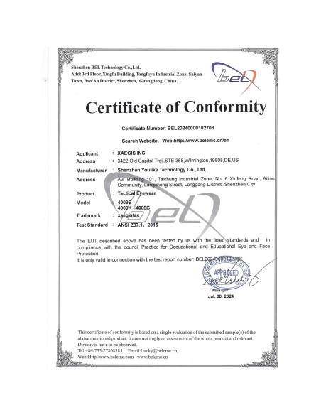 Gafas Tácticas Xaegistac 3 Lentes Intercambiables Unisex