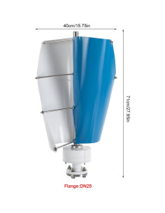 Turbina Eólica 500W NE-500W 12V 2 Aspas Controlador 2