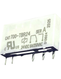 Paquete de 15 Relés Sonzrod CAT700-TBR24 24VDC 6A 5-Pin 2
