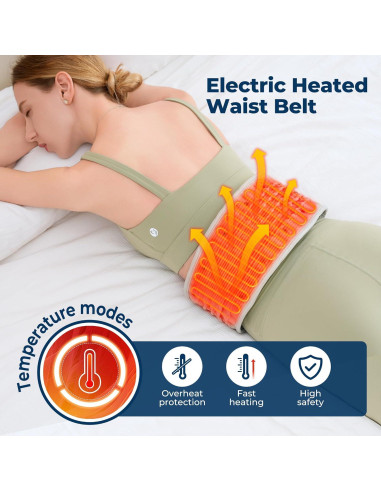 Cinturón de Soporte Lumbar HOMRELEXA Inflable Ajustable