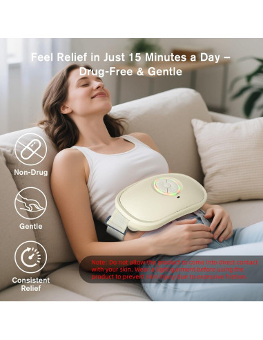 Masajeador Abdominal Calentado Lifiora AM-W-01 1.2kg