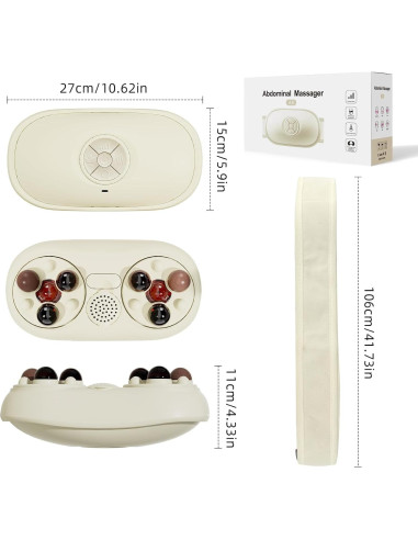 Masajeador Abdominal Calentado Lifiora AM-W-01 1.2kg