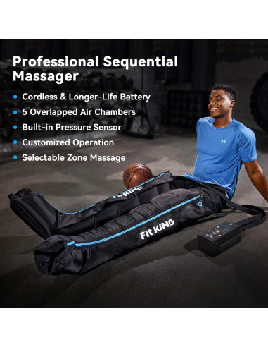 Masajeador de Compresión de Aire FIT KING FT-116A-L Grande