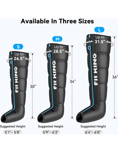 Masajeador de Compresión de Aire FIT KING FT-116A-L Grande