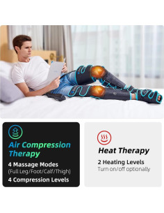 Masajeador de Piernas Slothmore con Compresión y Calor 2
