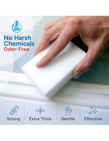 Paquete de 20 Esponjas Borradoras Oh My Clean - Extra Gruesas