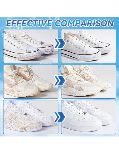 Kit de Limpieza de Zapatos Clennaner - 2 Botellas 115ml, Cepillo y Paño