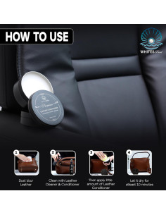 Acondicionador de Cuero Whites Pearl 108.86g - Limpiador y Protector 2