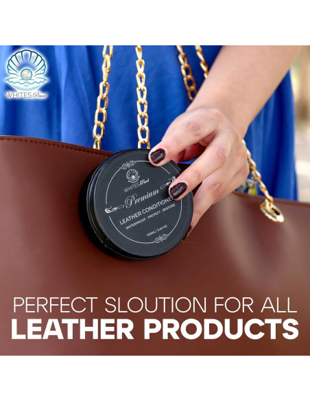 Acondicionador de Cuero Whites Pearl 108.86g - Limpiador y Protector