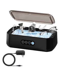 Limpiador Ultrasónico de Joyas Pinkiou 650ml 49kHz 3 Modos