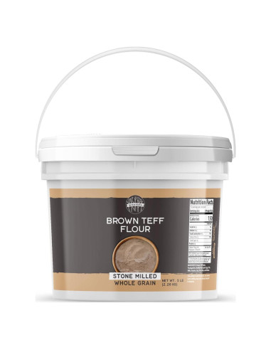 Harina de Teff Marrón Birch & Meadow 2267g No GMO