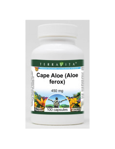 Aloe del Cabo TerraVita 450 mg 100 Cápsulas Sin Rellenos