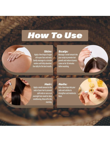 Aceite de Argán 118 ml Plant Guru - Hidratante Piel y Cabello