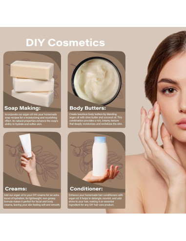 Aceite de Argán 118 ml Plant Guru - Hidratante Piel y Cabello