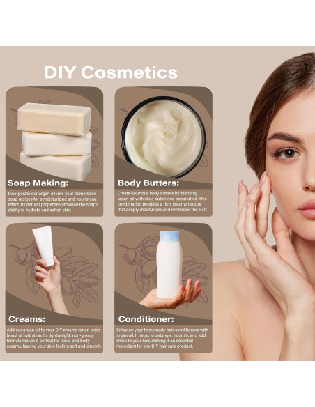 Aceite de Argán 118 ml Plant Guru - Hidratante Piel y Cabello