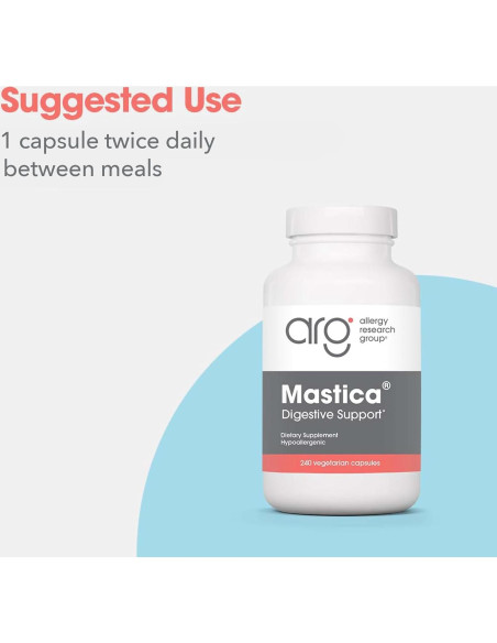 Cápsulas de Goma Mástica Arg - Suplemento Digestivo 240 Unidades