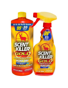 Spray y Recarga Scent Killer Gold 1.3 L - Eliminador de Olores para Caza