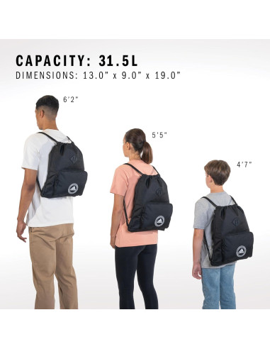 Saco adidas Classic 3S 2.0 Unisex Negro 13.5L