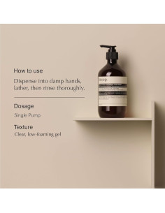 Jabón de Manos Aesop Resurrection 500mL - Limpiador Suave 2