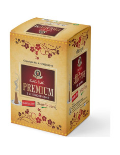 Conos de Incienso Natural RIDHI SIDHI 5 en 1 - Mogra, Sándalo, Rosa 2