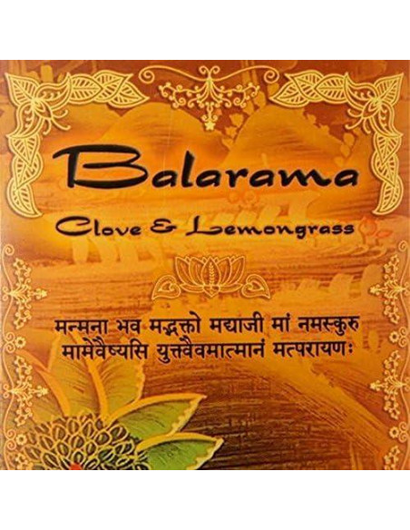 Varillas de Incienso Prabhuji's Gifts Clavo y Hierba Limón 10 Unidades