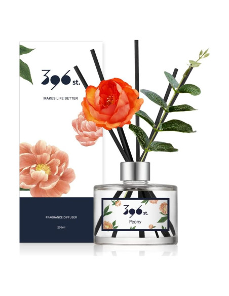 Difusor de caña 396 st. Peonía 200ml Fragancia para el hogar